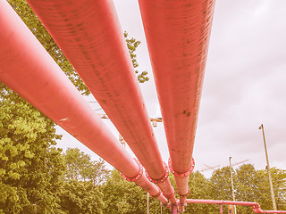 Image showing Berlin water pipes vintage