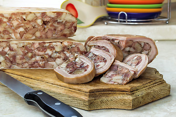 Image showing Appetizer of meat