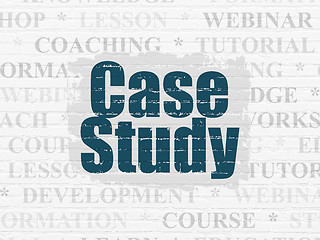 Image showing Learning concept: Case Study on wall background