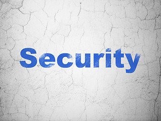 Image showing Security concept: Security on wall background
