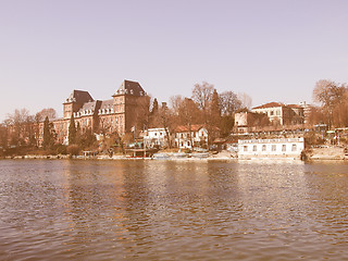 Image showing Castello del Valentino, Turin, Italy vintage