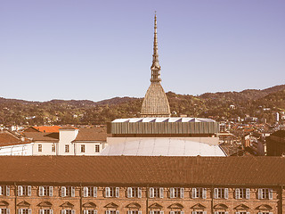 Image showing Mole Antonelliana Turin vintage