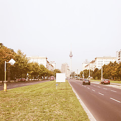 Image showing Karl Marx Allee, East Berlin vintage