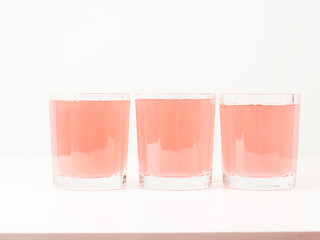 Image showing  Pink grapefruit saft vintage