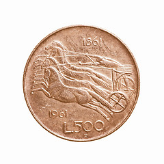 Image showing  Vintage coin vintage