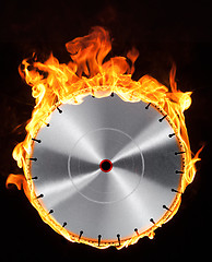 Image showing hot cutting wheel