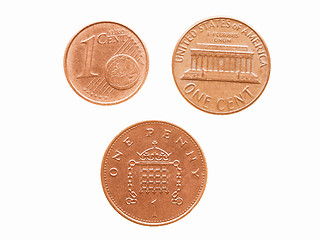 Image showing  Coin isolated vintage