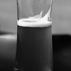 Image showing Black and white Beer picture