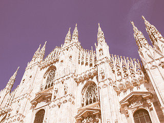 Image showing Duomo, Milan vintage