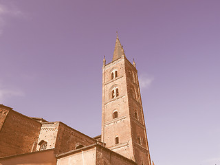 Image showing San Domenico church in Chieri vintage