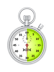 Image showing typical stopwatch 30 seconds