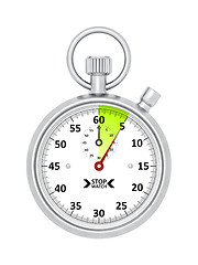 Image showing typical stopwatch 5 seconds