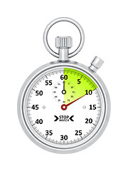 Image showing typical stopwatch 10 seconds