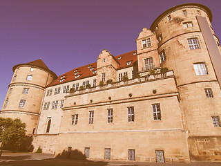 Image showing Altes Schloss (Old Castle) Stuttgart vintage