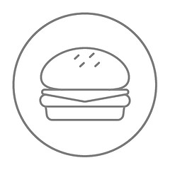 Image showing Hamburger line icon.