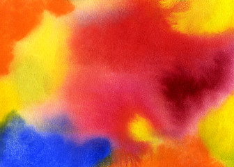 Image showing Bright abstract watercolor background