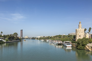 Image showing  Guadalquivir River, Seville, Spain