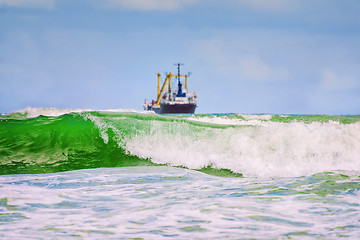 Image showing Waves on the Sea