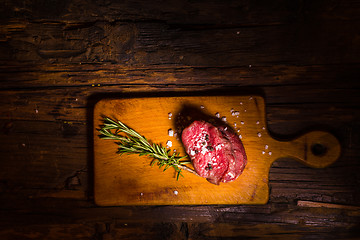 Image showing Raw beef steak