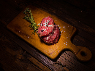 Image showing Raw beef steak