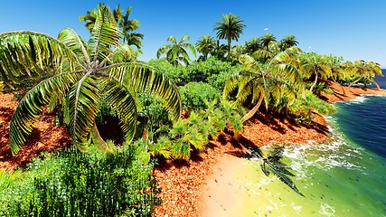 Image showing Beautiful tropical island 