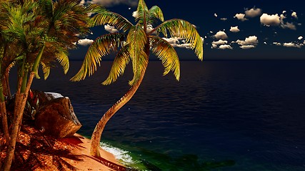 Image showing Beautiful tropical island 