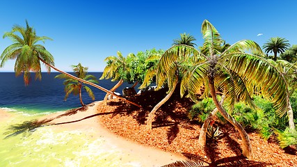 Image showing Beautiful tropical island 