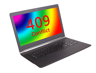 Image showing HTTP Status code - 409, Conflict