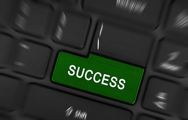 Image showing Laptop button - Success