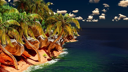 Image showing Beautiful tropical island 