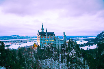 Image showing Neuschwanstein castle in Bavaria, Germany