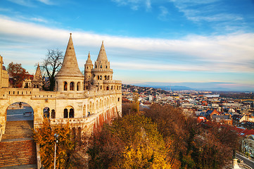 Image showing Fisherman bastion in Budapest, Hungary