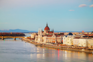 Image showing Parliament building in Budapest, Hungary