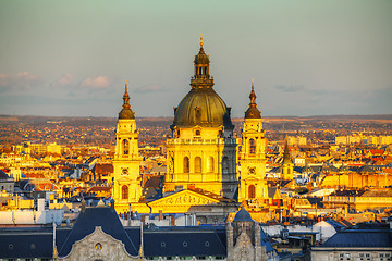 Image showing St Stephen (St Istvan) Basilica in Budapest