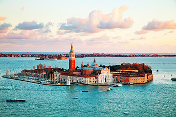 Image showing Aerial view of Venice, Italy