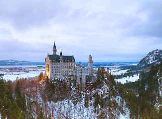 Image showing Neuschwanstein castle in Bavaria, Germany