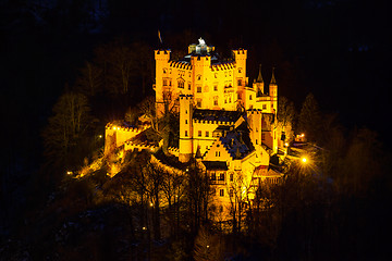 Image showing Hohenschwangau castle in Bavaria, Germany