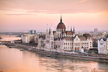 Image showing Parliament building in Budapest, Hungary