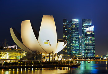 Image showing Singapore financial district