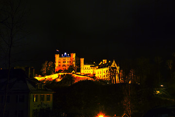 Image showing Hohenschwangau castle in Bavaria, Germany