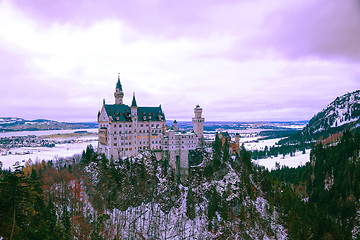 Image showing Neuschwanstein castle in Bavaria, Germany