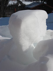 Image showing Creation of snow