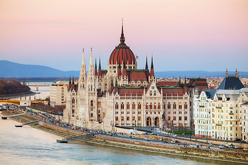 Image showing Parliament building in Budapest, Hungary