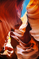 Image showing Lower Antelope Canyon view near Page, Arizona