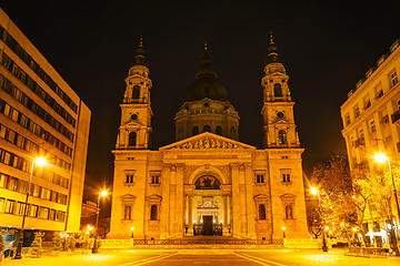 Image showing St Stephen (St Istvan) Basilica in Budapest