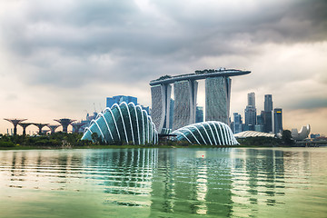 Image showing Singapore financial district