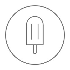 Image showing Popsicle line icon.