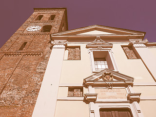 Image showing Santa Maria church in San Mauro vintage