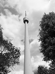 Image showing TV tower in Stuttgart