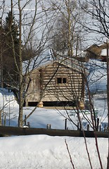 Image showing Old traditional outhouse